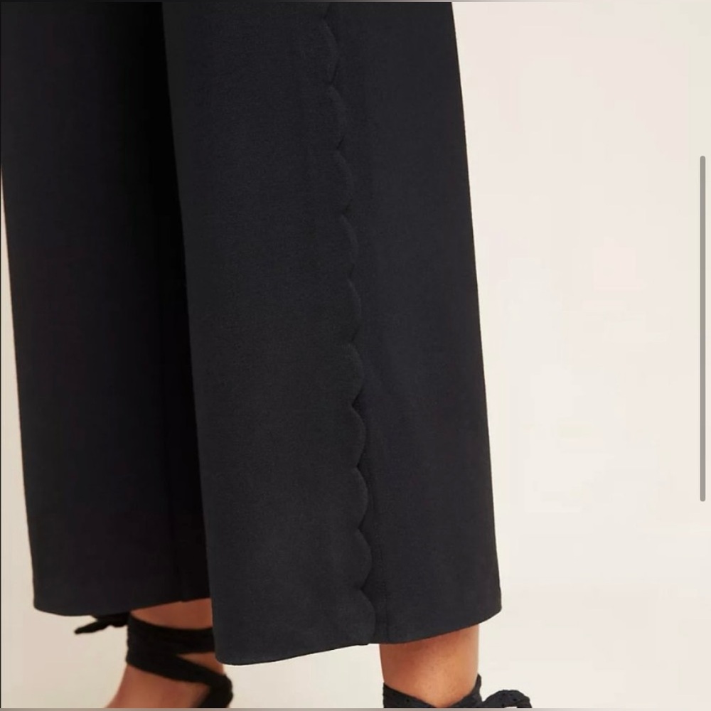 Anthropologie Freya Scalloped Jumpsuit - Picture 4 of 8